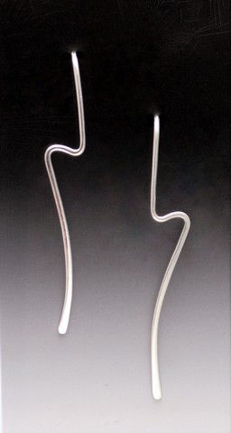 MB-E54 Earrings, Zig Zag $84 at Hunter Wolff Gallery